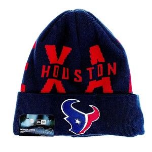 New Era Houston Texans Knit Winter Hat Beanie Mens Womens NFL Football Fan Gift